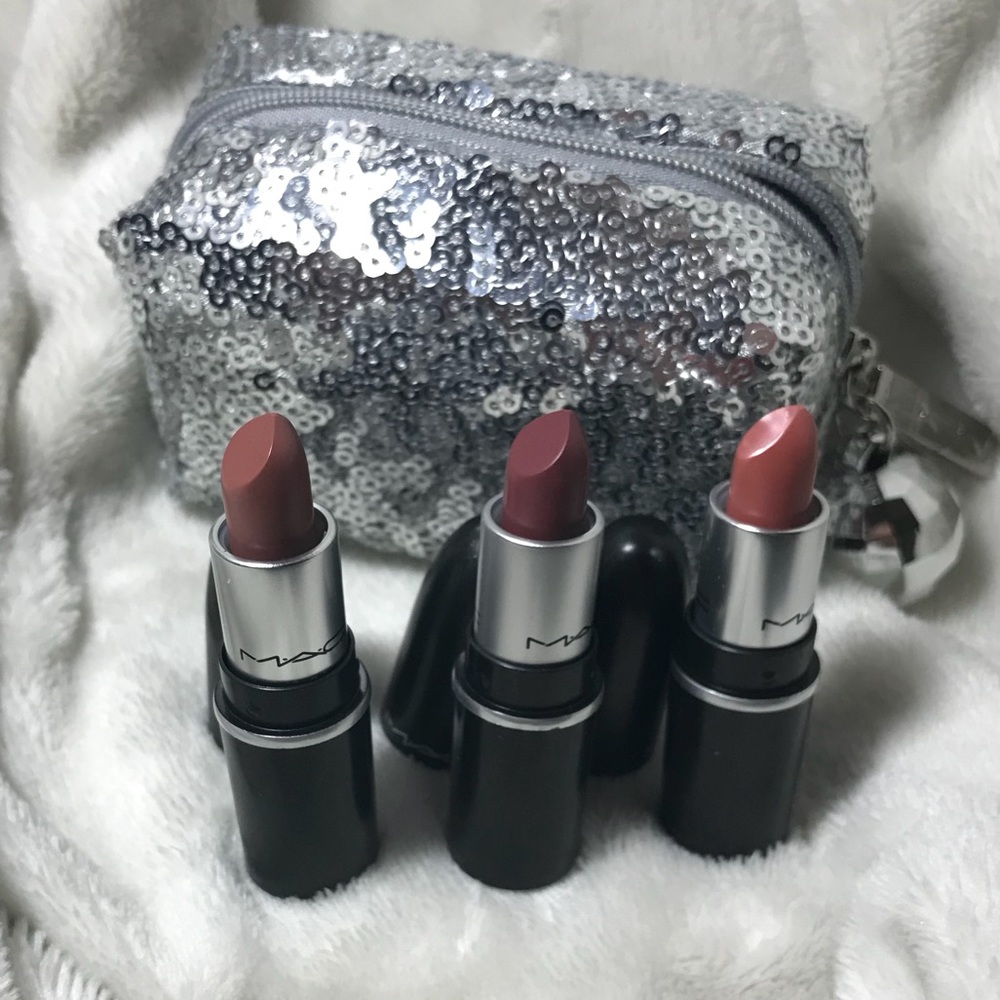 BNIB LE MAC Snowball Mini Lipstick Kit in Cool